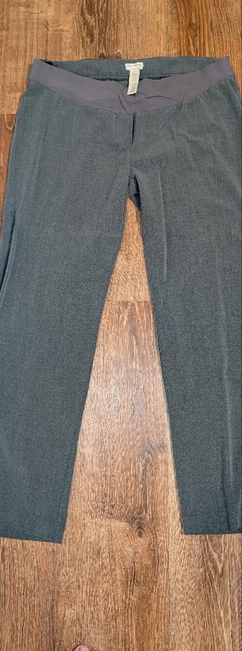 Motherhood Maternity Gray Stretch Dress Pants